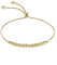 CARISSIMA Damen 9k (375) Gelbgold Ball und Kette Verstellbar Armband Max. Länge 20 cm, Gelbgold
