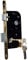 Bricard 2607 Serrure à encastrer axe 50 mm pour Porte D’Entrée avec cylindre 60 mm. norme NF. coloris Noir