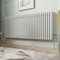 NRG 600 X 1460 mm Gloss White Horizontal Cast Iron Radiator Triple Panel