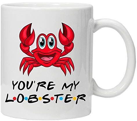 Acen Merchandise Kaffeebecher und Geschenkbox, 313 ml, mit Aufschrift You're My Lobster