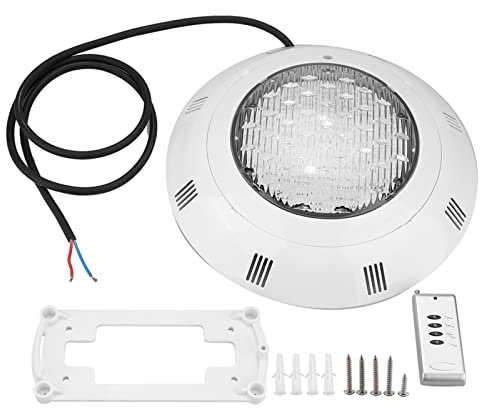 Raguso 30W LED RGB Swimming Pool Lights Multi Color Waterproof Underwater Bright lamp with Remote Control for Pond Fountain