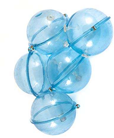 unknowns Angelposen Laufposen,5 PC/Set Angelschwimmer,ABS Plastikkugeln Wasser-Kugel Blase Floats Tackle Sea Fishing Outdoor Accessoires -Blau or Rot 25/32 / 40 / 47mm
