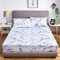 Damier Marmor Spannbettlaken 120x200cm Blau Weiß Marmor Muster Spannbetttuch Weiche Mikrofaser Boxspringbett Bettlaken geeignet für Matratzen von 30cm