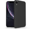 N NEWTOP Cover Compatibile per Apple iPhone XR, Custodia TPU Soft Gel Silicone Ultra Slim Sottile Flessibile Case Posteriore Protettiva (Nero - No Logo)