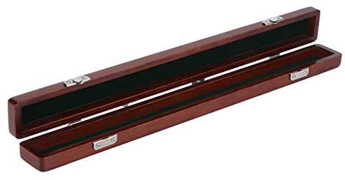 FOLOSAFENAR Dirigent Taktstock Box,Spielführerstange Holz Schutz Aufbewahrungskoffer,Handgefertigte Orchester Dirigieren Taktstock Aufbewahrungsbox,mit 2 Schnallen,zum Aufbewahren,Schutz(#1)