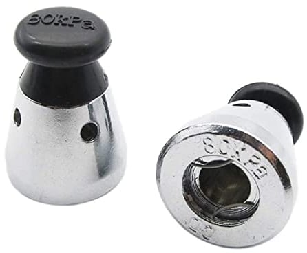 1 Pcs Pressure Cooker Jigger Valve for Weight Pressure Control Universal Replacement Part Floater and Sealer (Black)