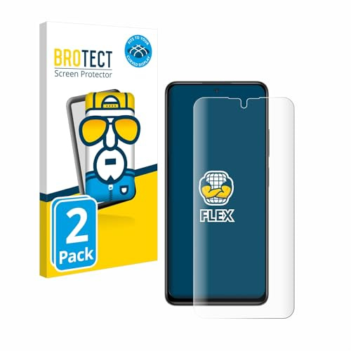 BROTECT 2 Stück Full-Cover Schutzfolie für Xiaomi Redmi Note 11 Pro 5G Full-Screen Displayschutz-Folie [3D Curved, Anti-Fingerprint, Kristall-Klar]