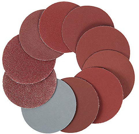 100PCS/Set 2inch flocking sandpaper set-various specifications-small size high efficiency for iron plate, wood, plastic,h