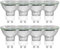 Caldarax 8 Stück GU10 50W Halogen Leuchtmittel Dimmbar, MR16 230V Halogen Reflektorlampen, Warmweiß 2800K, 500LM, Abstrahlwinkel 45° Spot, Flimmerfrei Strahler für Einbauspurbeleuchtung