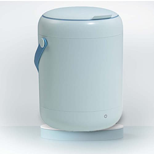 PanHuiWen Mini Lavadora Portatil Barato Lavadora Pequena Portatil 2.8L Función antibacteriana de luz Azul para Apartamentos dormitorios Camping Viajes,Blue