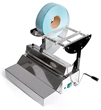 QUIRUMED Heißsiegelgerät für Sterilisationsbeutel, kontinuierliche Versiegelung, Temperatureinstellung, Hitzeanzeige, Leistung 500 W, Versiegelungsbreite 25 cm