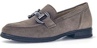 Gabor Damen Slipper, Frauen Slip On,Wechselfußbett,Moderate Mehrweite (G),College Schuhe,Businessschuhe,braun (CDF matt),37 EU / 4 UK