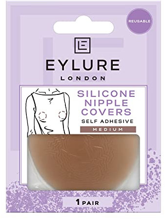 Eylure Couvercles de Mamelon en Silicone Pétales de Poitrine, Medium, Taille Unique Femme