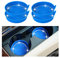 CGEAMDY Bling Auto Untersetzer Getränkehalter, Universal Bling Silikon Anti-Rutsch Einsatz Tasse Halter Untersetzer, Bling Kristall Auto Zubehor Innenraum（Blau）