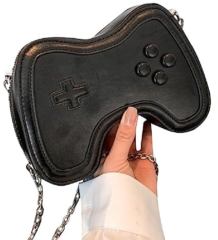 Schultertaschen Game Controller Shaped Crossbody Tasche Dame Geldbörse Mode Mini Kette Taschen Schwarz/Grün/Rose Rot/Gold/Silber