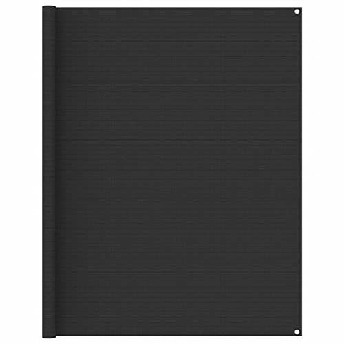 Homgoday Zeltteppich Vorzeltteppich Campingteppich Vorzeltboden Zeltboden Camping Teppich für Zelt Wohnmobil Wohnwagen 200x300 cm Anthrazit