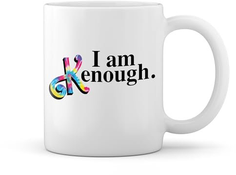 I am Kenough Fun Trend Meme New Trend Fun Lustig Weiße Tasse Mug