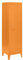 MMT Möbel Metall Spind Schrank in Orange Gelb Blau Weiß Grau Abschließbarer Schrank Aufbewahrung Reinigungsschrank Slim One Door Kleiderschrank Industrie Schuhaufbewahrung (Orange - RAL 2008, 137 cm)