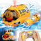 Ferngesteuertes Boot für Kinder RC Boot 2,4 GHz Pool Spielzeug Kinder mit Sprüh-/ Lichtfunktion/ Doppel -Propellern, Wasserspielzeug für Pools Lakes Jungen Mädchen Spielzeug im Freien Geschenke (Gelb)
