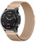 Oumida 22mm Armband für Garmin Fenix 7 / Fenix 7 Pro/Fenix 6 / Fenix 6 Pro/Fenix 5, Edelstahl Metall Magnet Quickfit Ersatzarmband für Garmin Forerunner 935/945/955/745 Uhrenarmband, Roségold