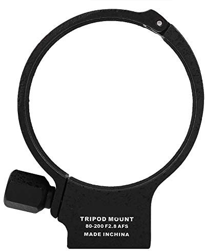 Yctze Kameraobjektiv-Stativhalterungs-Kragenring aus Aluminiumlegierung, Kompatibel mit 80-200 Mm F2,8 AFS-Objektiv und 70-200-Stativkragen