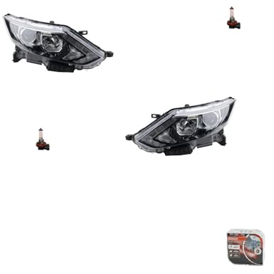 Johns, Scheinwerfer + Nightbreaker passend für Nissan Qashqai J11 H11 Set L R