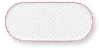 Pip Studio Jolie Dots Gold Pink Milch- und Zuckertablett 25x12cm