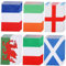 Yardwe 1 Satz Flaggen Aller Nationen Weltflagge Flaggen der Welt Flags of The World bürodeko Party deko Einschulung Banners Internationale Wimpelketten Länderflaggen-Banner Polyestertuch