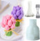 Fleur moule Stampo a forma di tulipano bouquet, 3D in silicone a forma di tulipano, per realizzare candele, fai da te in resina, decorazioni per torte fondente