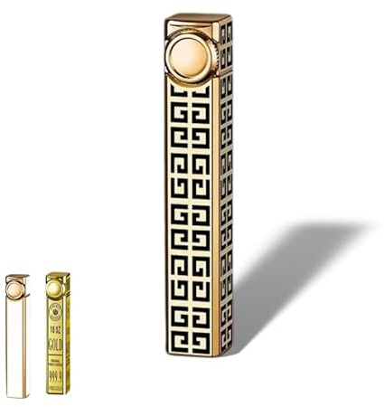 Feuerzeug Lighter Retro Vintage Metall - Personalisierbares Vintage Feuerzeug, Kerosene Lighter Fuel Geeignet, Premium Geschenk für Sohn Partner Männer (Roségold)