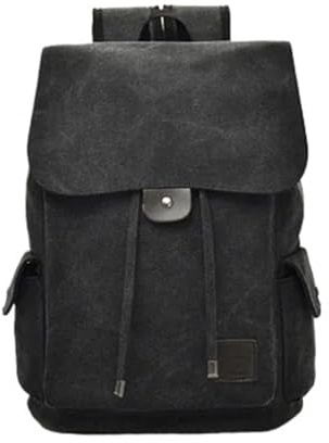 Generisch Großer Herren-Rucksack aus Segeltuch, schlichter modischer Rucksack for Reisen und Camping