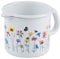 Riess, 0039-070, Schnabeltopf 10 0,75L, COUNTRY SONDEREDITION FLORA, Durchmessser 10 cm, Inhalt 0,75 Liter, Höhe 10 cm, Emaille, weiß, Induktion
