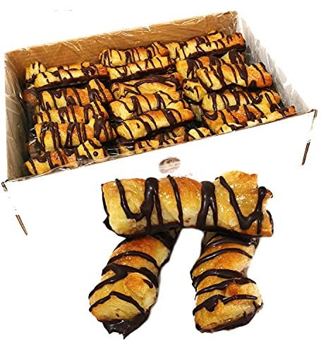 LAPASION - Lazos hojaldre rayado con chocolate | Masa | Hojaldre | Chocolate | Individuales | Bollería y Dulces 2.5 Kg