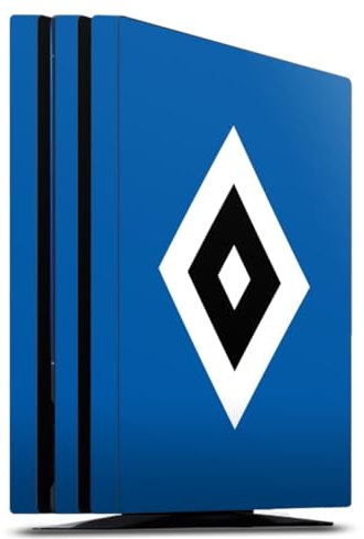 DeinDesign Skin kompatibel mit Sony Playstation 4 Pro Folie Sticker HSV Logo Hamburger SV