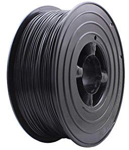 3D Drucker Filament 1kg PLA 1,75mm ⌀ Durchmesser Spule Rolle 1000g Made in DE (Schwarz RAL9005)