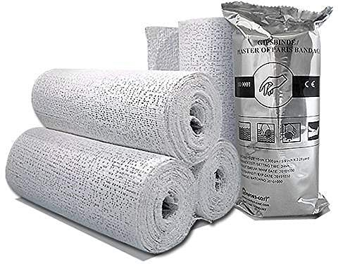 50 x Premium Gipsbinden 5 cm x 300 cm von Comfort-Cast Gipsbinde 50 Stück 6 cm x 3m = 150 Meter