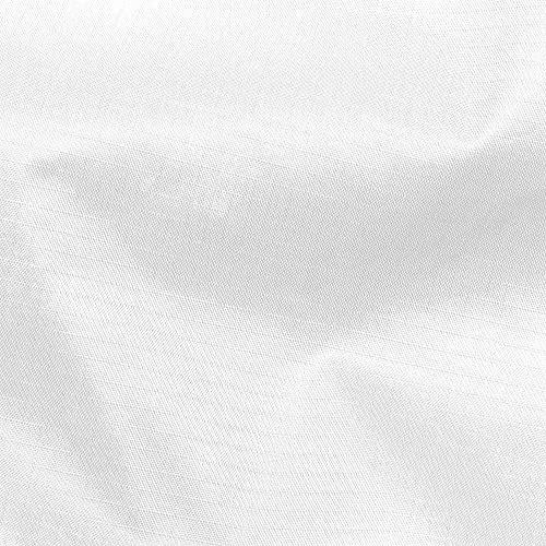 Gewebtes Polyester, reißfest, reißfest, für den Außenbereich, Stoff, 150 cm breit, Weiß, Meterware