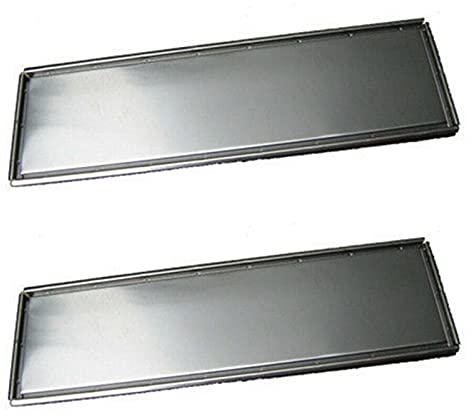 BODYA 2 x I/O-Schild-Ersatz ohne Öffnung, leere Rückplatte für alle Motherboards
