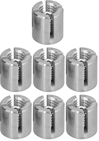 Kreuze Kabelklemme,Drahtseil Kreuze Klemme 10er Pack Kreuze Kabelklemmen Edelstahl Drahtseil Spalier Kreuze Clip für Kabelgeländer