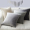 Topfinel 45x45 Kissenbezug grau 4er Set Samt Farbverlauf Kissenbezüge Kissenhülle sofakissen dekokissen Zierkissen Bezug deko für Sofa Schlafzimmer Wohnzimmer Balkon flauschig