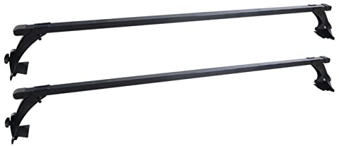 Dachträger Universal-Auto-Dachträger-Querträger Gepäckträger-Dachseitenschiene Auf Türspalt Mit Regenrinne 120 cm Dachreling