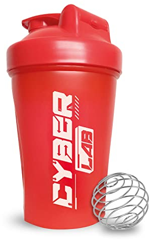 CYBERLAB SHAKER (500ml) | Gourde E-sport et Gaming | Rouge | 100% BPA | Marque française
