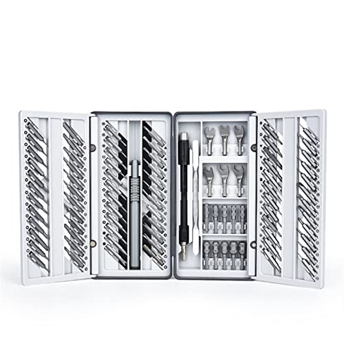 LZHDZQD Magnetischer Schraubendreher Set Schraubenzieher mit bits Magnetisch Bits Professionelle Wartungswerkzeuge Set Multifunktionsschraubendreher (91 in 1 Präzisions sets)