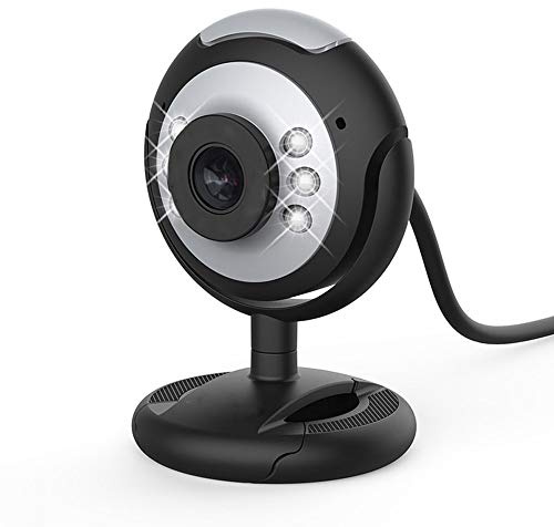 HD Manuelle Focusing Kamera Desktop PC Kamera Laptop Face Recognition Built-in Microphone Flash Lamp USB Kamera for Video Calls and Recorded Streaming Media Fast Installati