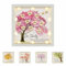 Smallduuck Albero della famiglia personalizzato con luci LED 1-15 bambini nome Shadowbox in legno La nostra famiglia memoria cornice albero di famiglia Regalo per il Natale nonna mamma moglie amante