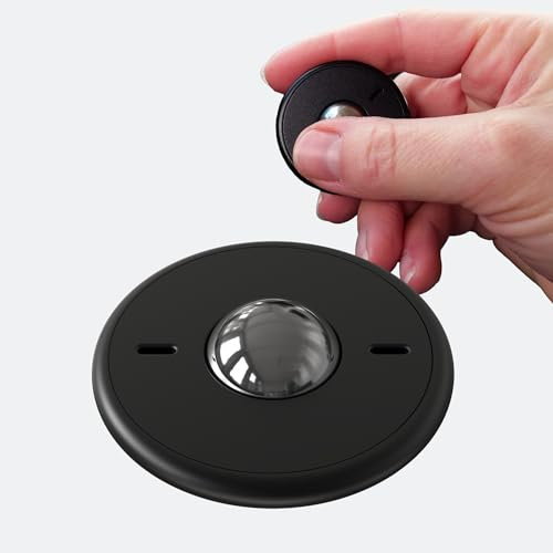ONO Scroller, Hand-Fidget-Spielzeug für Erwachsene, hilft Stress, Angst, Verspannungen abzubauen, fördert Fokus, Klarheit, kompaktes, tragbares Design (Schwarz – Aluminium)
