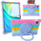 Ytaland Hülle für TECLAST M50 Pro/TECLAST M50/TECLAST M50HD Tablet 10 Zoll, [360°-Ständer] Weich Dünn Silikon Handyhülle Stoßfest Fallschutz Bumper Case Cover (Buntes Rosa)