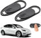 [2PCS] TUCANA Car Camera Slide Cover Compatible with Tesla Model 3 / Y, Privacy Cover Switchable Webcam Sticker Blocker