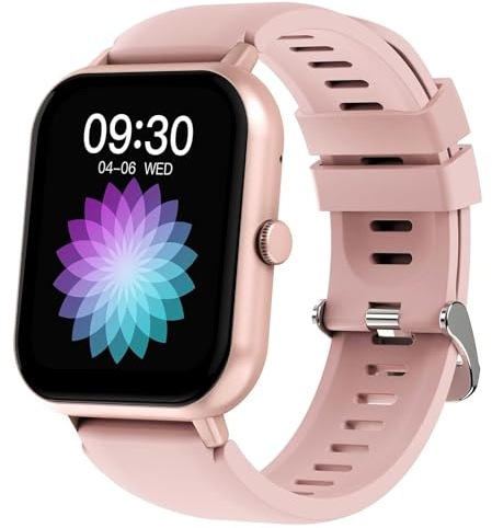 Fitnessuhr Damen Smartwatch mit Blutdruckmessung Schrittzähler Uhr Klein Smart Watch Damenuhr Herren Laufuhr Outdoor Telefonfunktion Gesundheitsuhr Pulsuhr Fitness Tracker Fitnesstracker Sportuhren