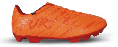 XXUMA Fury Orange Red Football Shoes Size 10 for Men Women